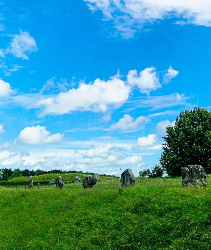 Part of the stone circle at Avebury