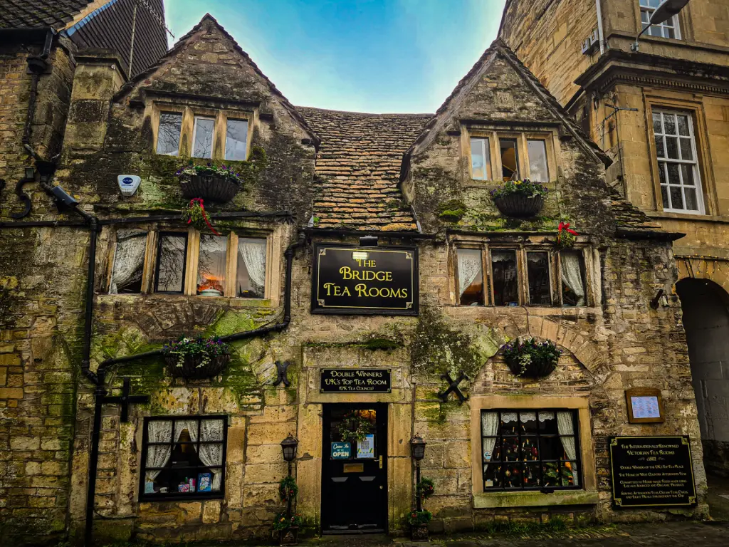 The Bridge Tea rooms building in Bradford on Avon