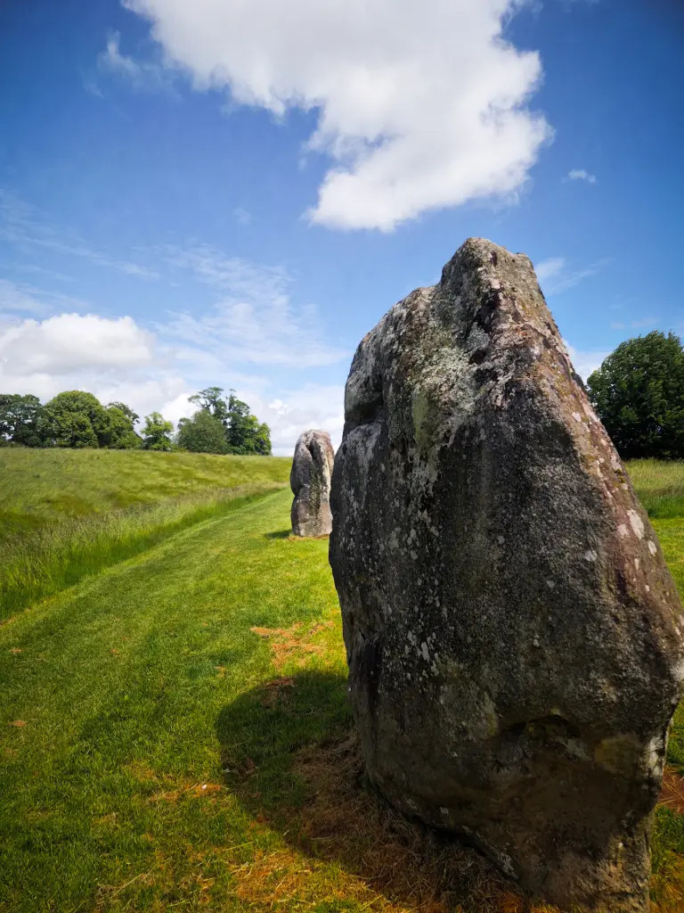 A stone from the stone circle at Avebury