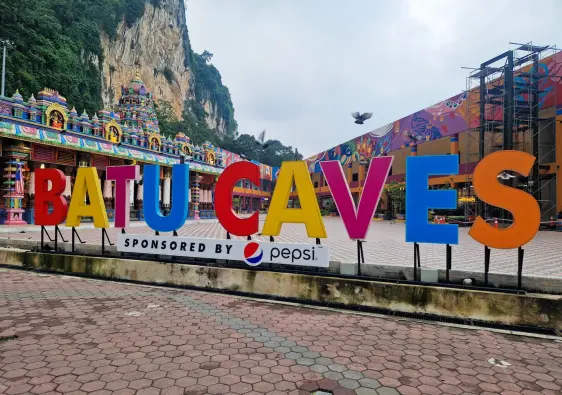 Batu Caves sign