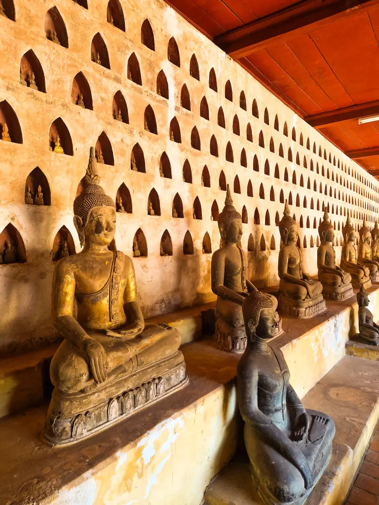 Buddhas at Wat Sisaket, Vientiane