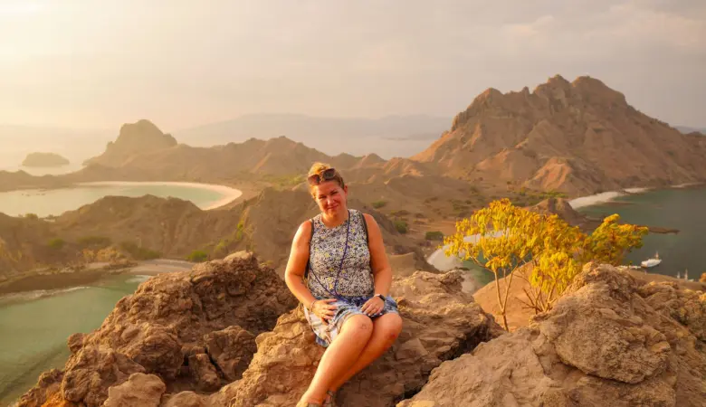 Em on Padar island