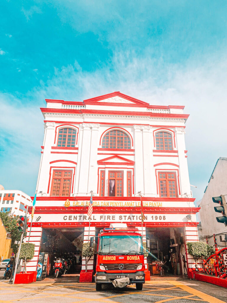 Heritage building housing Penang fire station