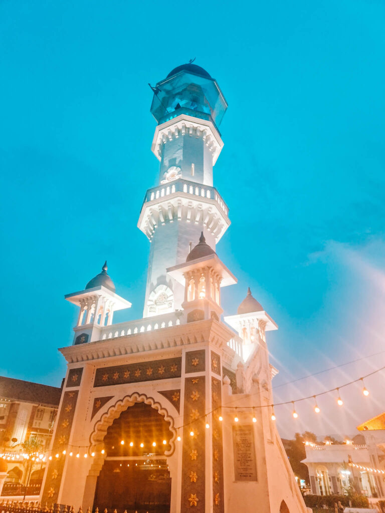 George Town mosque with tower